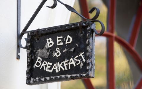 Bed & Breakfast bordje