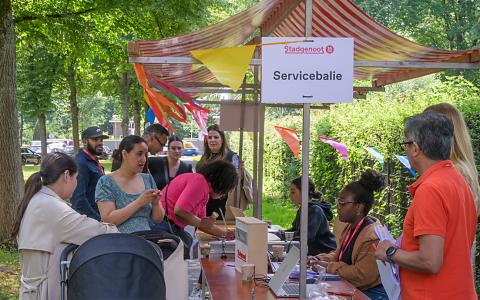 Stadgenoot - buurtdag in Nieuw-West