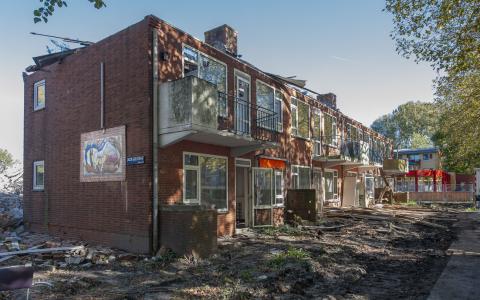 Amsterdam Nieuw-West, Jacob Geelstraat - sloopwerkzaamheden - sloop