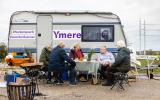 Erik Gerritsen (Ymere) kampeert om aandacht te vragen voor woningtekort 