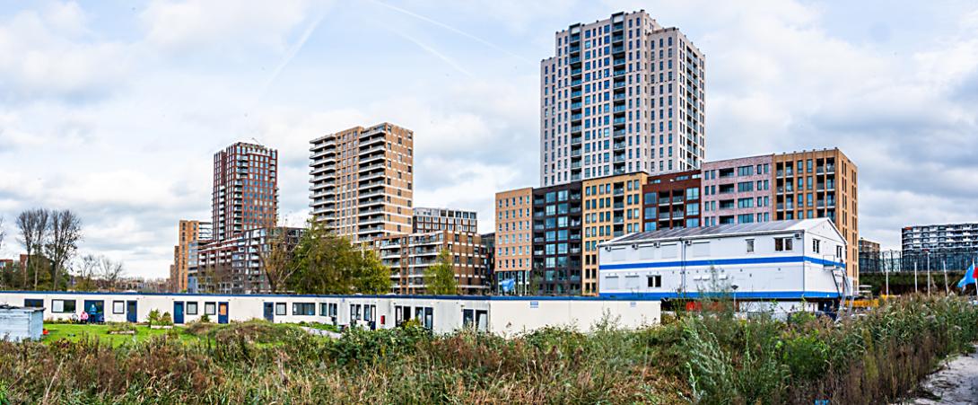 Z1 woontoren bij het metrostation Amsterdam-Noord