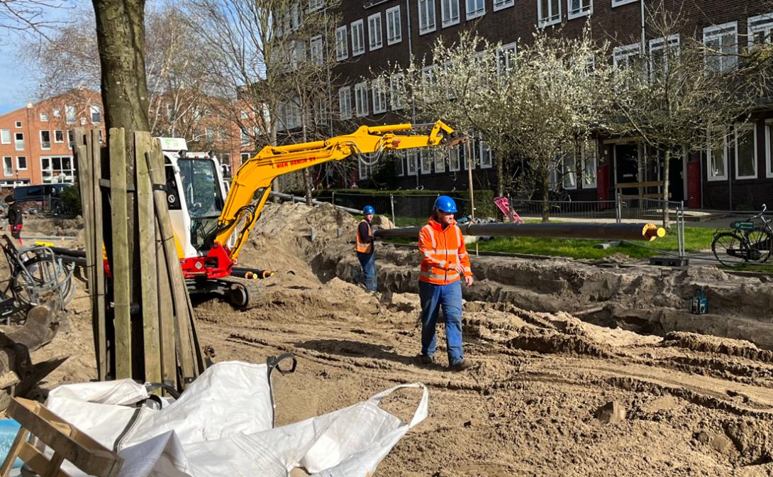 Aanleg Warmtenet Watergraafsmeer