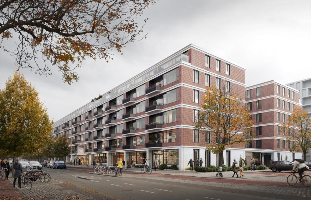 Beeld Johan Greivestraat, Lieven de Key. Ontwerp: Arons & Gelauff Architecten. Beeld: Vivid Vision.