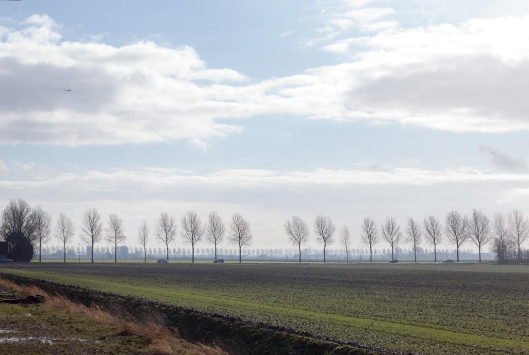 Park21 bestaat vooral op papier. Toen de Spijkerboorroute in 1995 woningbouw tussen Hoofddorp en Nieuw-Vennep blokkeerde, kreeg Haarlemmermeer ter compensatie een park van duizend hectare. Het is nog altijd goeddeels boerenland – IJweg, Hoofddorp.