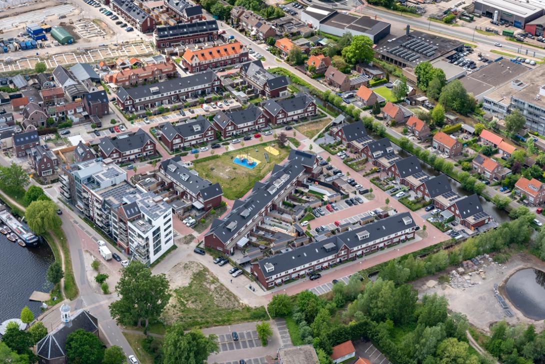 Uithoorn luchtfoto Vinckebuurt