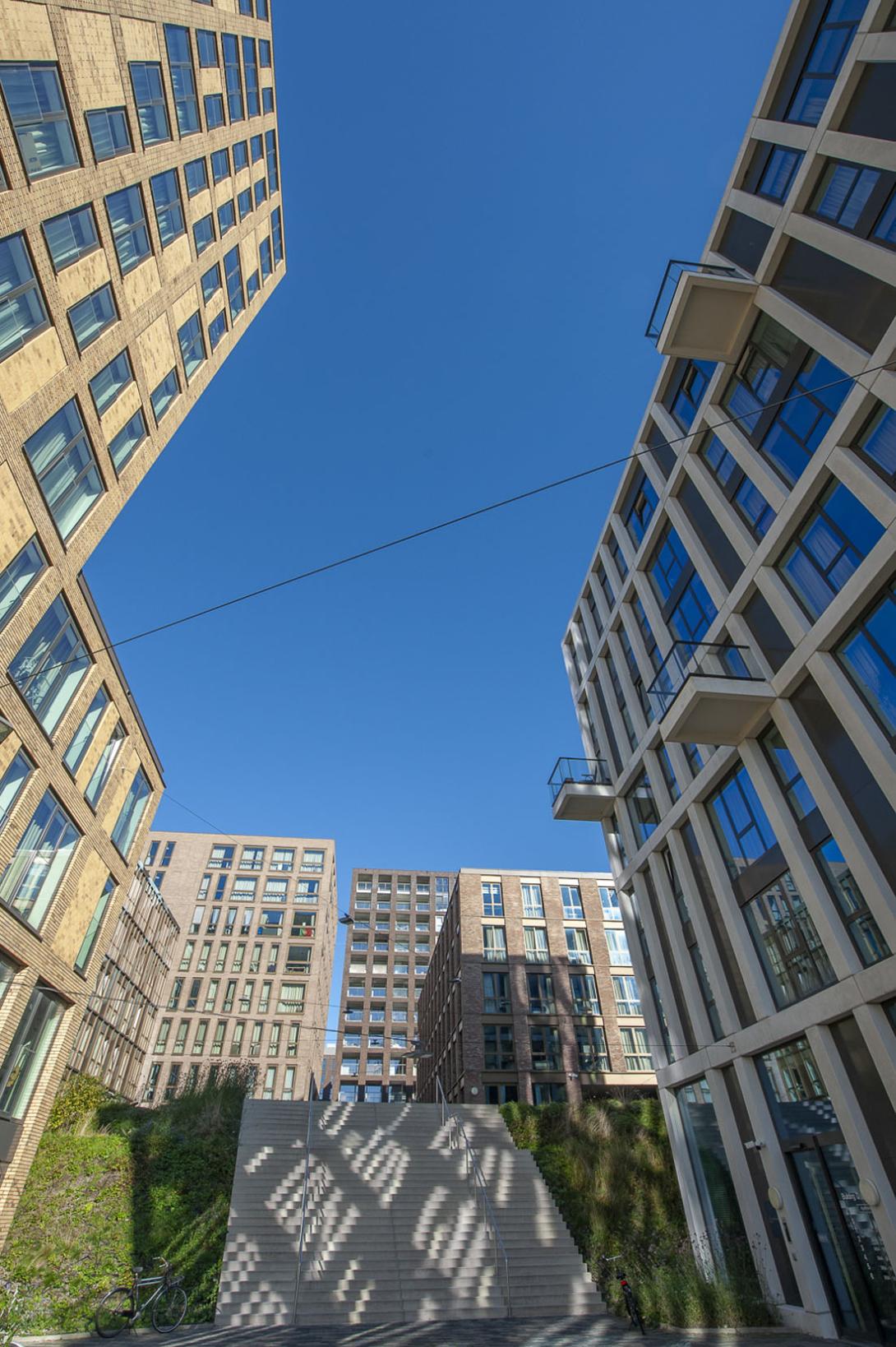 Amsterdam Nieuw-West, hoogbouw Nieuwe Osdorpergracht. Foto Hans van der Vliet